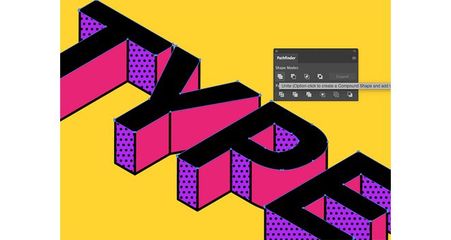平面設計初學者怎么用AI軟件制作3D立體字